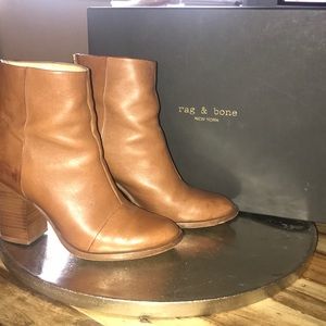 Rag & Bone Ashby tan ankle boots